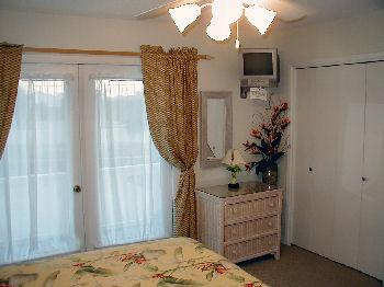 Master bedroom and balcony